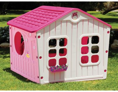 Buddy Toys Domeček Village růžový