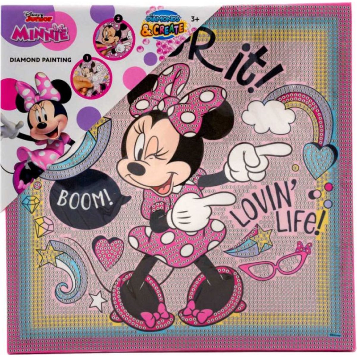 Canenco Malování pomocí kamínků Diamond XL Disney Minnie