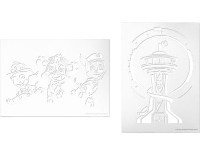 Canenco Sada malování Foukací fixy Tlapková patrola - Poškozený obal