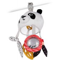 Canpol babies Senzorická závěsná cestovní hračka Panda s klipem BabiesBoo 2