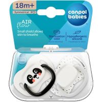 Canpol babies Set symetrických silikonových dudlíků BabiesBoo 18 m+ 2 ks bílý 6