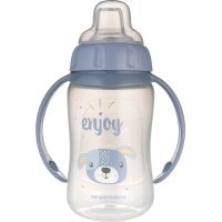 Canpol babies Tréninkový hrníček s úchyty Cute Animals 320 ml pejsek Enjoy