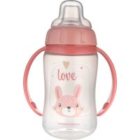 Canpol babies Tréninkový hrníček s úchyty Cute Animals 320 ml zajíc