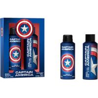 EP Line Captain America tělový sprej 200 ml a sprchový gel 250 ml EP Line Captain America tělový sprej 200 ml a sprchový gel 250 ml