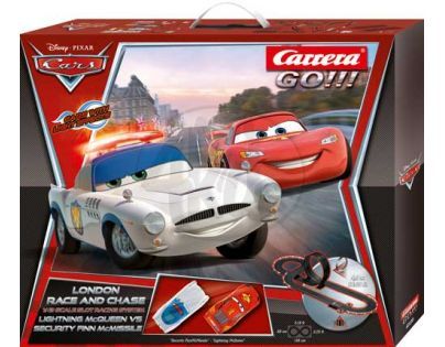 Carrera GO! Autodráha Disney Cars 2 London Race and Chase