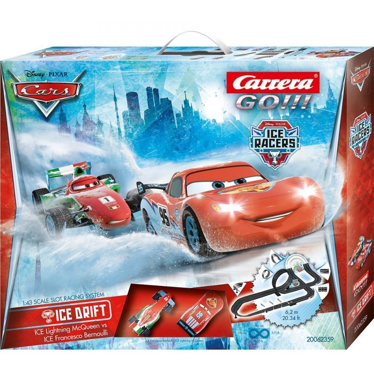 Carrera Go Disney Cars Autodráha Ice Drift - II.jakost