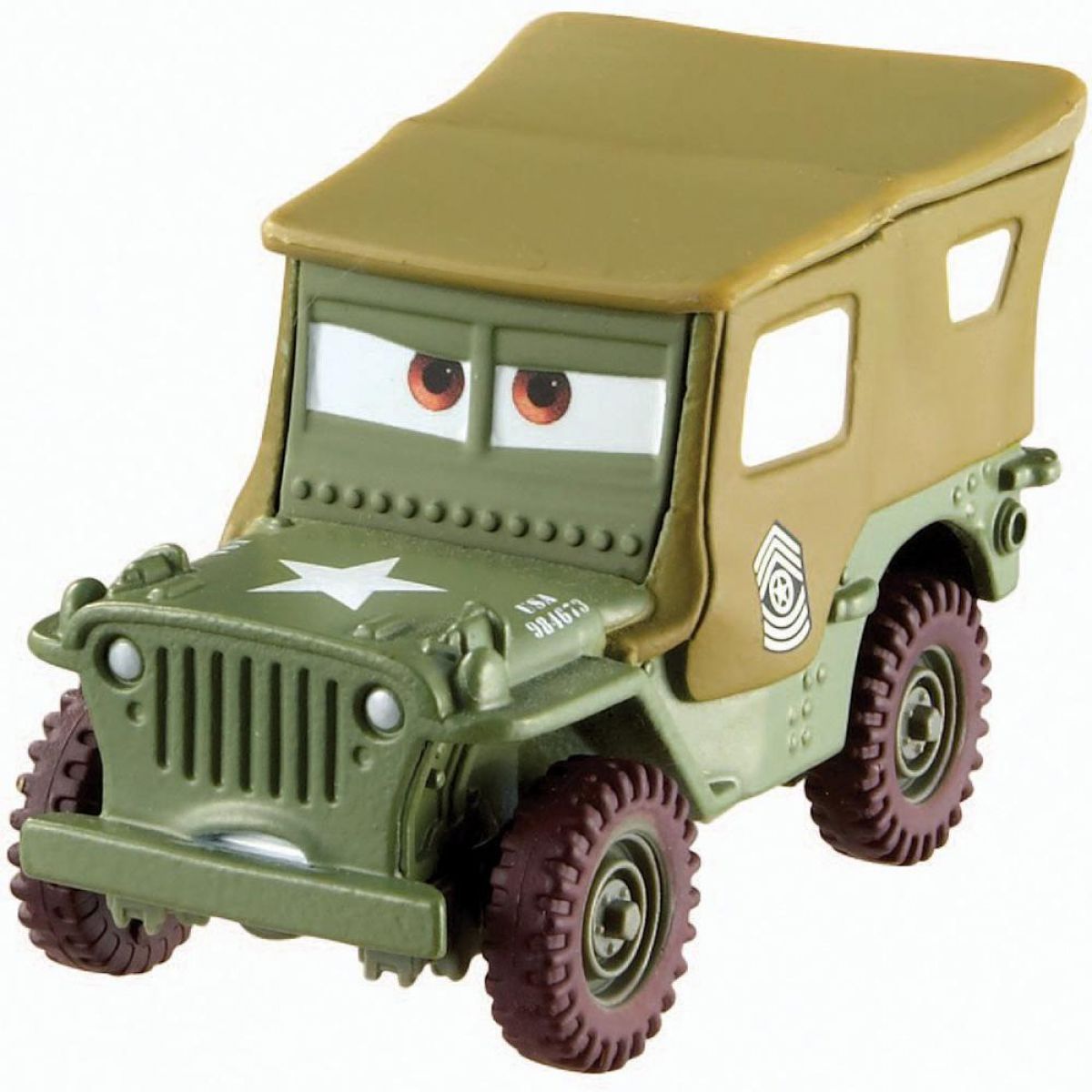 Cars 2 Auta Mattel W1938 - Sarge