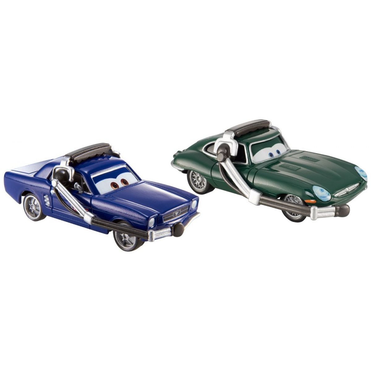 Mattel Cars 2 Autíčka 2ks - Brent MustangBurger a David Hobbscapp