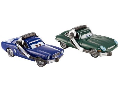 Mattel Cars 2 Autíčka 2ks - Brent MustangBurger a David Hobbscapp