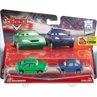 Mattel Cars 2 Autíčka 2ks - Dan Sclarkenberg a Kim Carllins 2