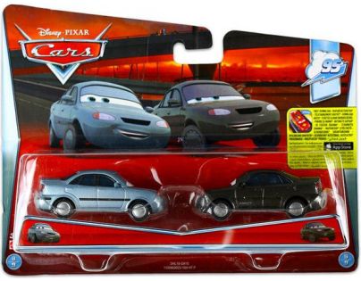 Mattel Cars 2 Autíčka 2ks - Heather Drifeng a Michelle Motoretta