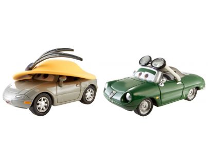 Mattel Cars 2 Autíčka 2ks - Kimberly Rims a Carinne Cavvy