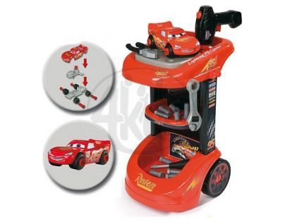 Smoby 500089 - Dílenský vozík Cars