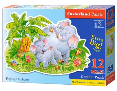 Castorland Puzzle 12 Maxi Sloni