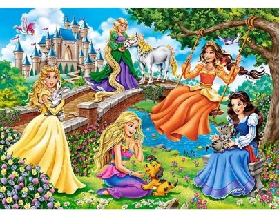 Castorland Puzzle Princezny v zahradě 180 dílků