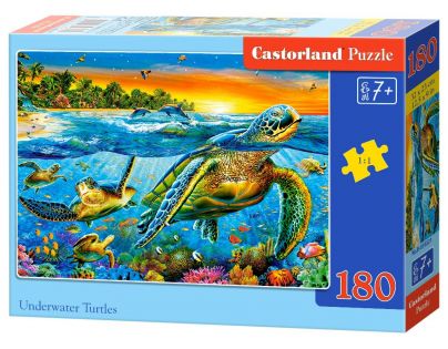 Castorland Puzzle 180 dílků Želvy a jejích svět