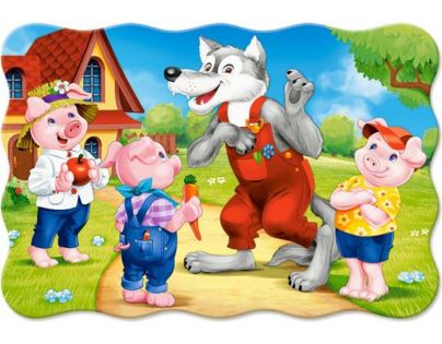 Castorland Puzzle maxi Tři malá prasátka 20 dílků