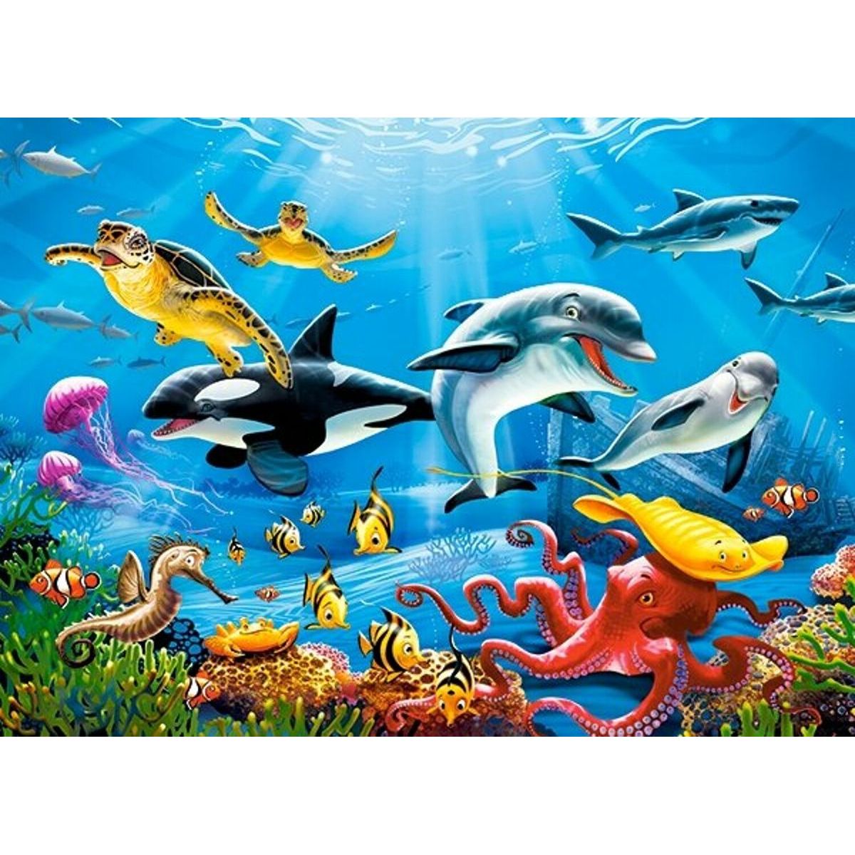 Castorland Puzzle 200 dílků premium Tropický podvodný svět