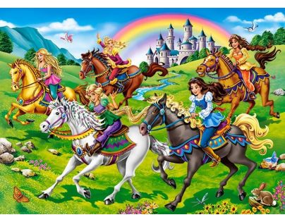 Castorland Puzzle Princezny na vyjížďce 260 dílků