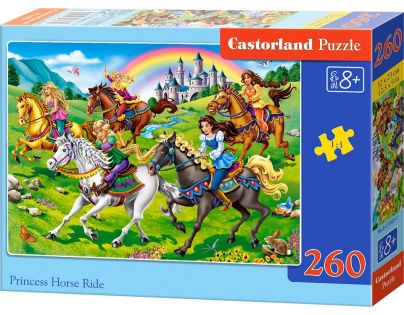 Castorland Puzzle Princezny na vyjížďce 260 dílků
