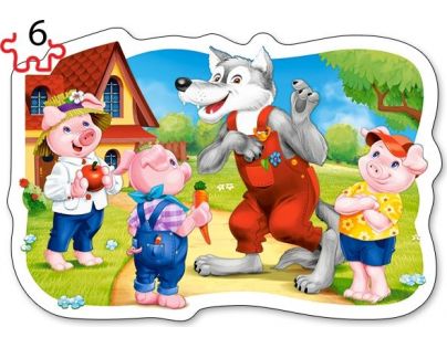 Castorland Puzzle 4 v 1 mini Pohádky
