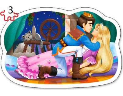 Castorland Puzzle 4 v 1 mini Zamilované pohádky