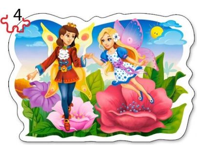 Castorland Puzzle 4 v 1 mini Zamilované pohádky