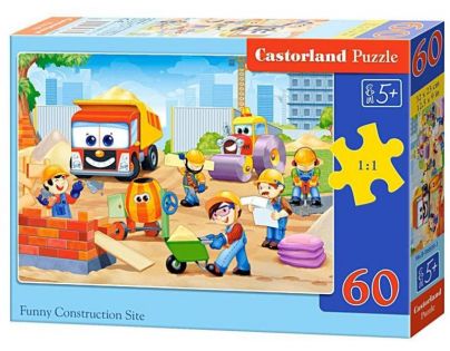 Castorland Puzzle Zábavné staveniště 60 dílků