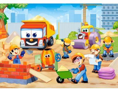 Castorland Puzzle Zábavné staveniště 60 dílků