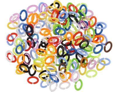 Teddies Céčka barevná 150 ks plast v sáčku - Poškozený obal