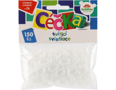 Teddies Céčka svítící 150 ks plast v sáčku - Poškozený obal
