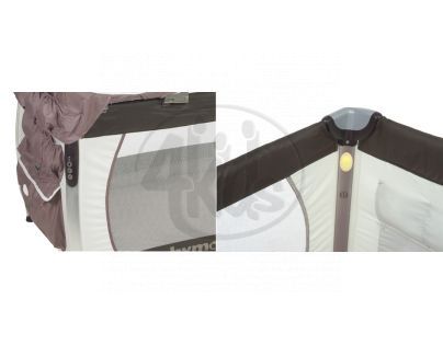 Babymoov 035002 - Cestovní postýlka Silver Dream hnědá/bílá