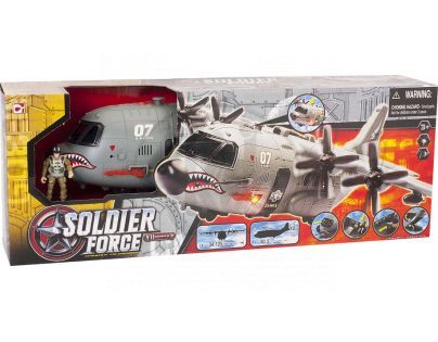 Vojenská sada s transportním letadlem