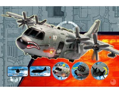 Vojenská sada s transportním letadlem