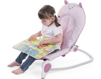 Chicco Houpátko s melodií Ballon Miss Pink do 18 kg