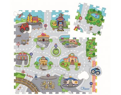 Chicco Puzzle pěnové Město 9 ks