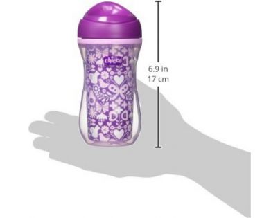 Chicco Hrneček Aktivní termo 266 ml fialový potisk