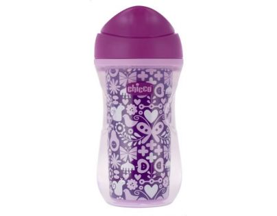 Chicco Hrneček Aktivní termo 266 ml fialový potisk