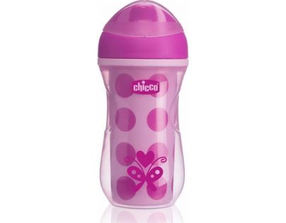 Chicco Hrneček Aktivní termo 266 ml růžový potisk