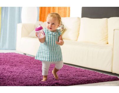 Chicco Hrneček Trénujeme s držadly 200 ml modrý