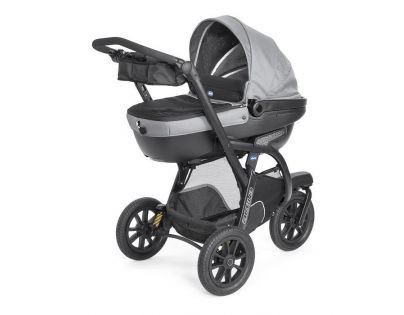Chicco Kočárek Trio Activ3 s adapt. na uchycení vaničky v autě Dark Grey