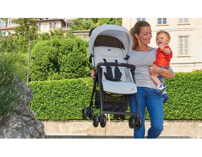 Chicco Kočárek Trio Activ3 s adapt. na uchycení vaničky v autě Dark Grey
