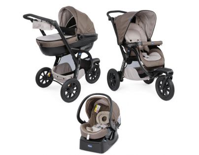 Chicco Kočárek trojkombinace Trio Activ3 Dove Grey