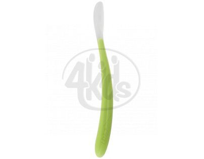 CHICCO 06828.50 Lžička silikon Soft 6+ ZELENÁ