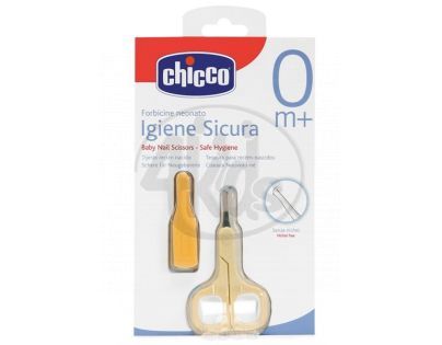Chicco Nůžky s kulatou špičkou Bílé