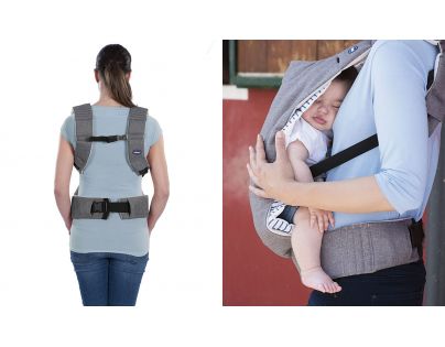 Chicco Nosítko dětské Myamaki Complete Denin Cyclamen