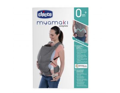 Chicco Nosítko dětské Myamaki Complete Grey Aquarelle