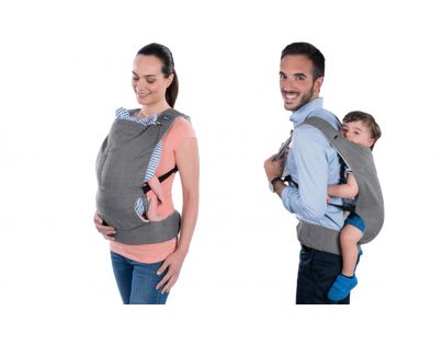 Chicco Nosítko dětské Myamaki Complete Grey Stripes