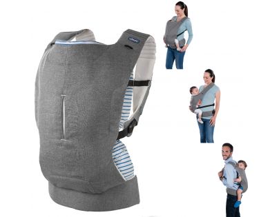 Chicco Nosítko dětské Myamaki Complete Grey Stripes