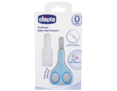 Chicco Nůžky s kulatou špičkou modré